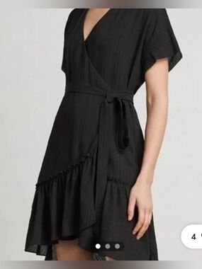 All Saints Wrap Mini Dress, size 2